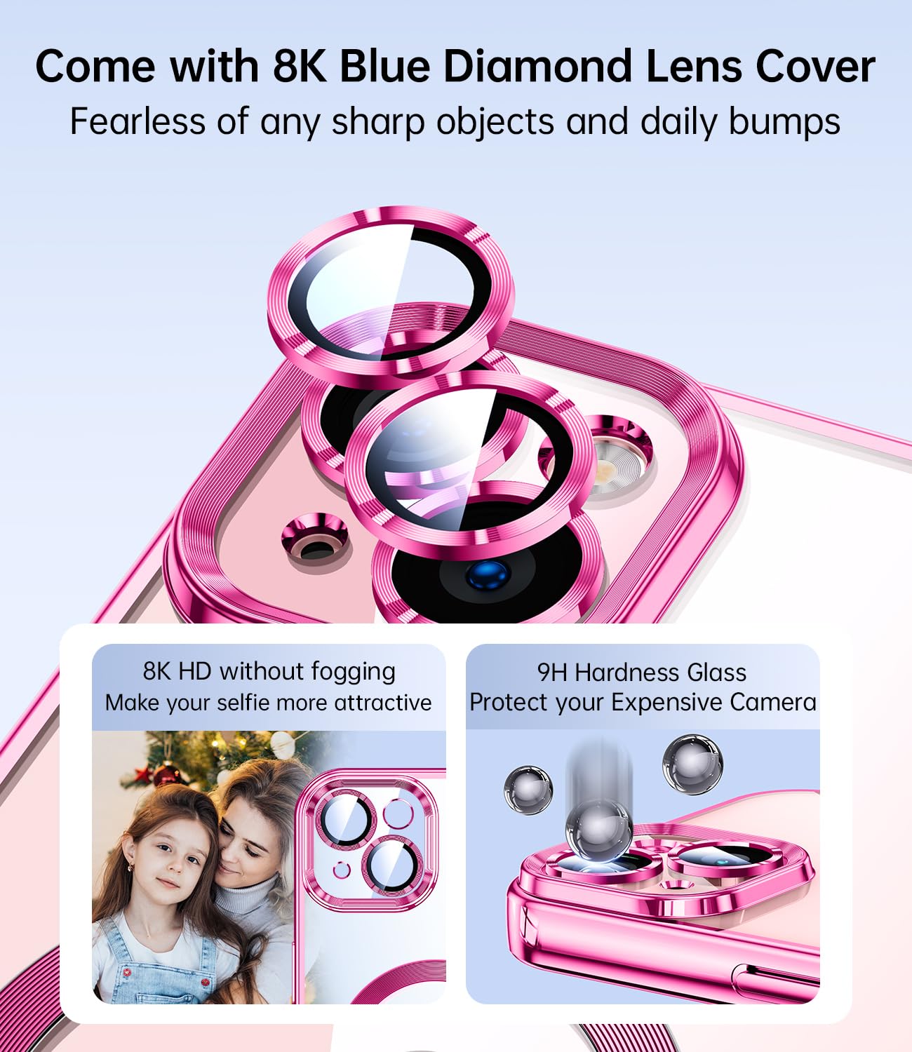 Foto 4 pulgar | Funda Magnética Jueshituo Para Iphone 15 Plus Barbie Pink - Venta Internacional.