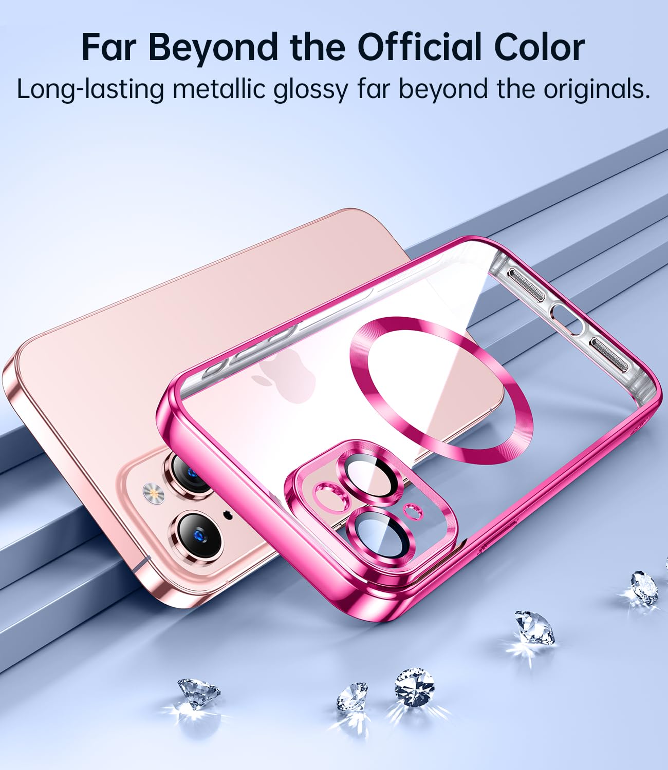 Foto 6 pulgar | Funda Magnética Jueshituo Para Iphone 15 Plus Barbie Pink - Venta Internacional.