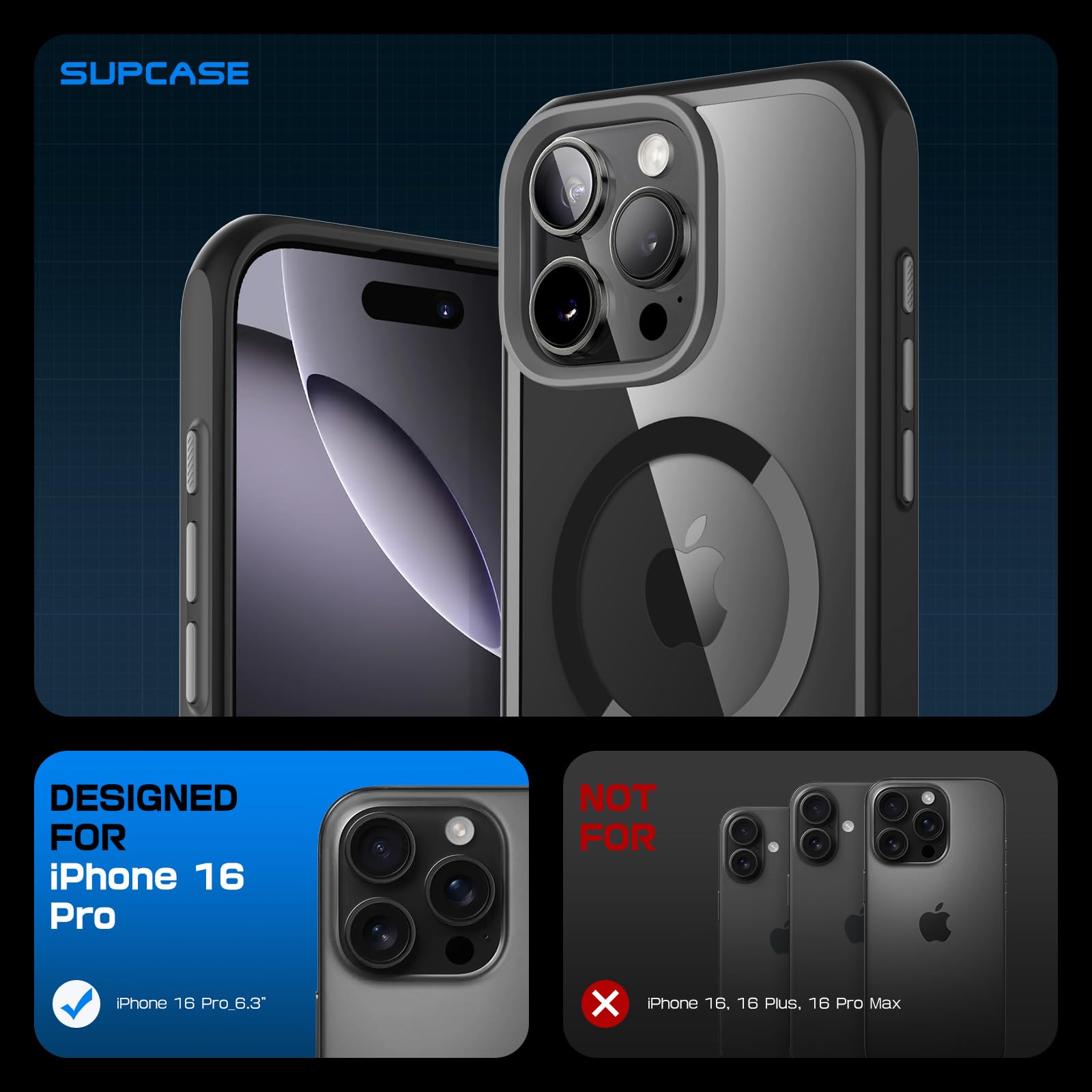 Foto 8 pulgar | Funda De Teléfono Supcase Unicorn Beetle Mag Para Iphone 16 Pro - Venta Internacional.