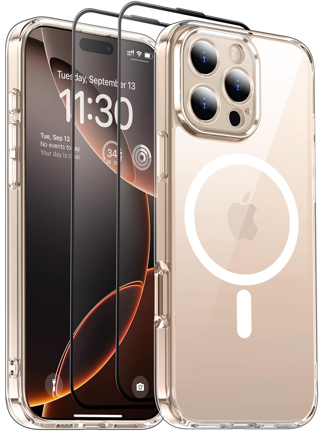 Foto 2 pulgar | Funda De Teléfono Spidercase Para Iphone 16 Pro Max Con Protectores De Pantalla - Venta Internacional.