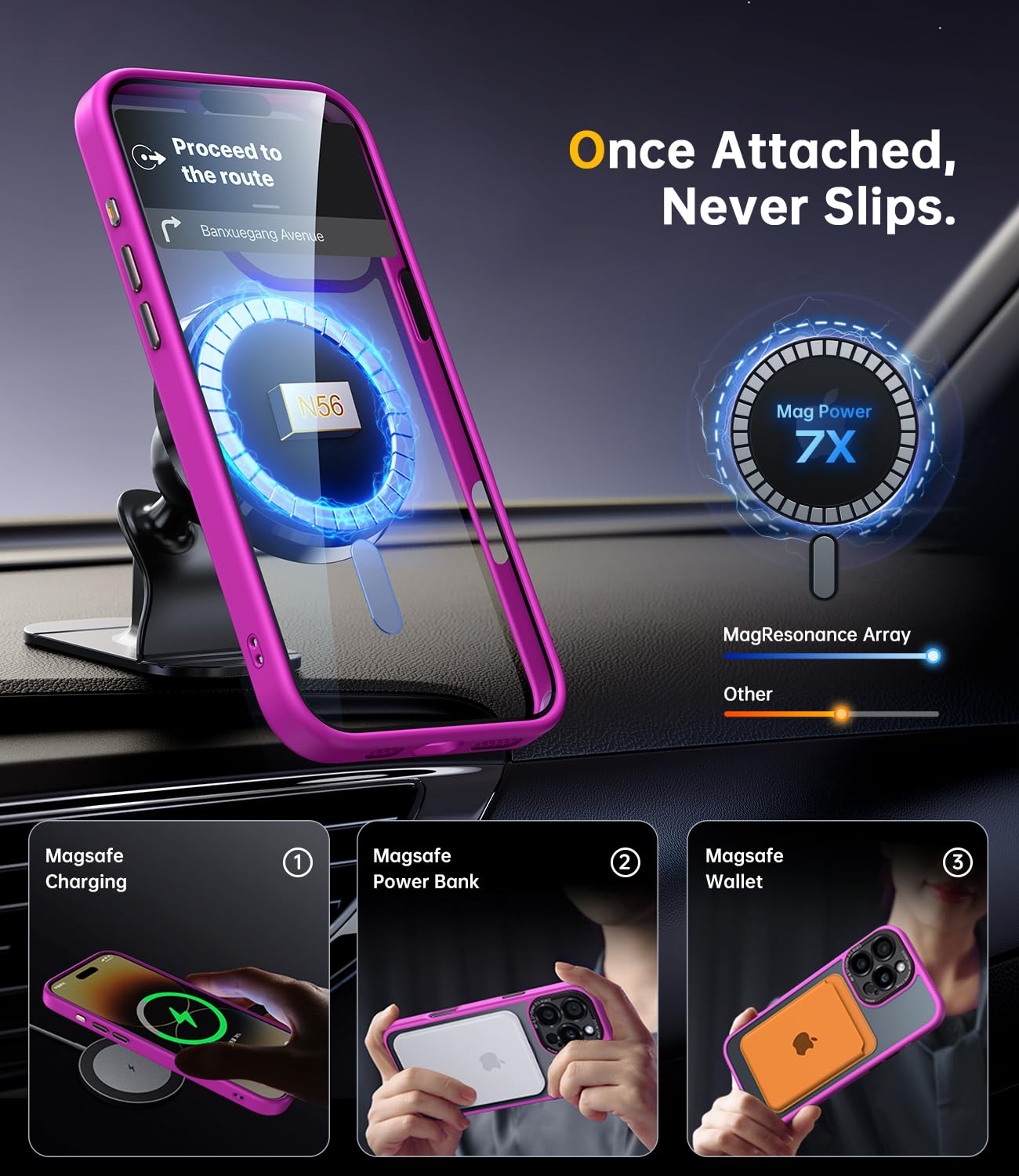 Foto 6 pulgar | Funda Jueshituo Para Iphone 16 Pro Max Con Protector De Pantalla - Venta Internacional.