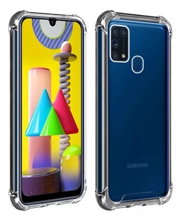 Foto 1 | Funda Para Galaxy A21s Acrigel Uso Rudo Esquinas Reforzadas Transparente