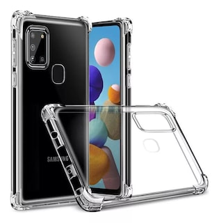 Foto 2 | Funda Para Galaxy A21s Acrigel Uso Rudo Esquinas Reforzadas Transparente
