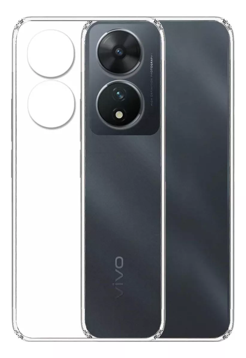 Foto 2 pulgar | Funda Para Vivo Y36 5g Hybrid Clear Kiosla Case Reforzado