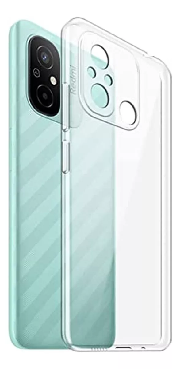 Foto 4 pulgar | Funda Para Xiaomi Redmi 12c Hybrid Clear Rigida Anticaidas Reforzada
