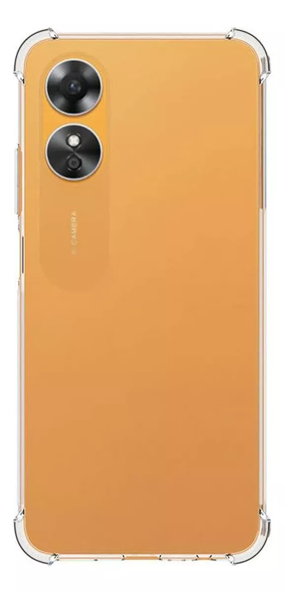 Foto 2 pulgar | Funda Para Oppo A17 Acrigel Esquinas Reforzadas Uso Rudo Color Transparente