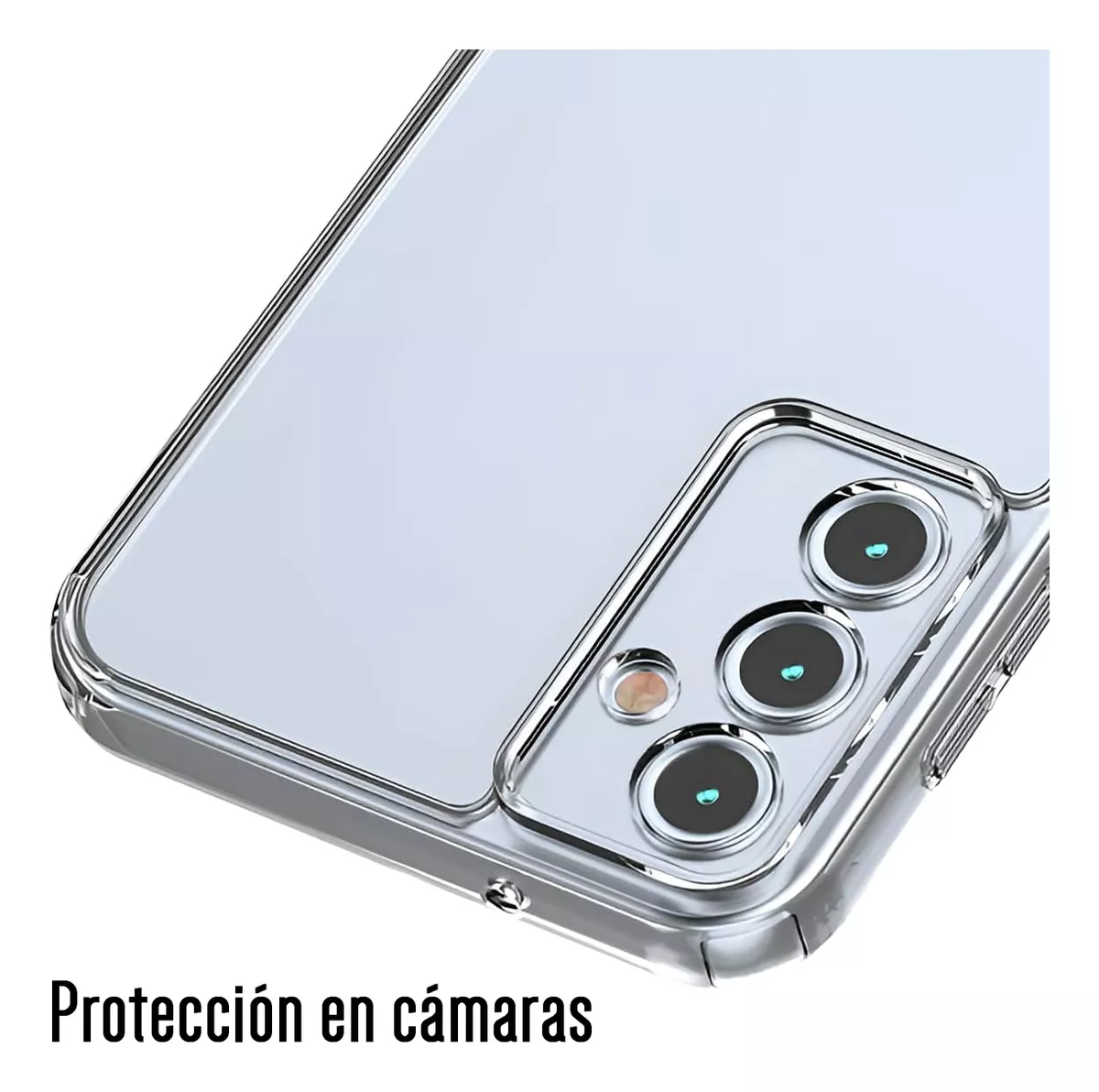 Foto 3 pulgar | Funda Para Galaxy A15 Hybrid Clear Case Tpu Reforzado Premium