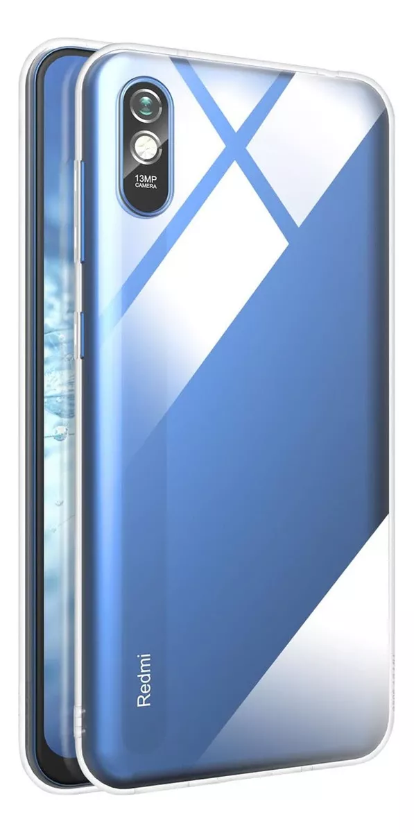 Foto 2 pulgar | Funda Para Xiaomi Redmi 9a Hybrid Clear Protector Premium Reforzado