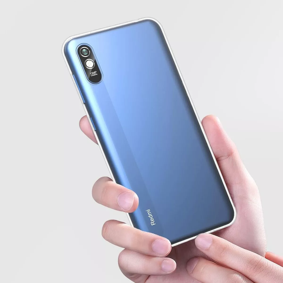Foto 4 pulgar | Funda Para Xiaomi Redmi 9a Hybrid Clear Protector Premium Reforzado