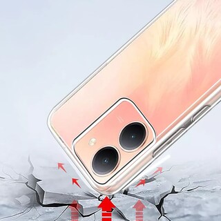 Foto 3 | Funda Para Vivo Y27 5g Hybrid Clear Case Premium Reforzado
