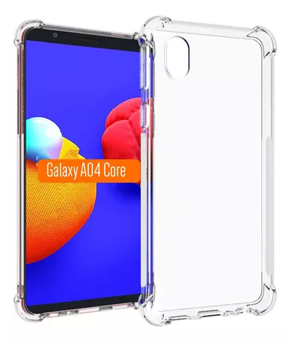 Funda Para Galaxy A04 Core Acrigel Uso Rudo Esquina Reforzad Color Transparente