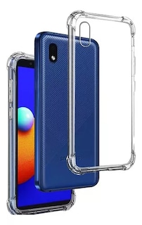 Foto 3 | Funda Para Galaxy A04 Core Acrigel Uso Rudo Esquina Reforzad Color Transparente