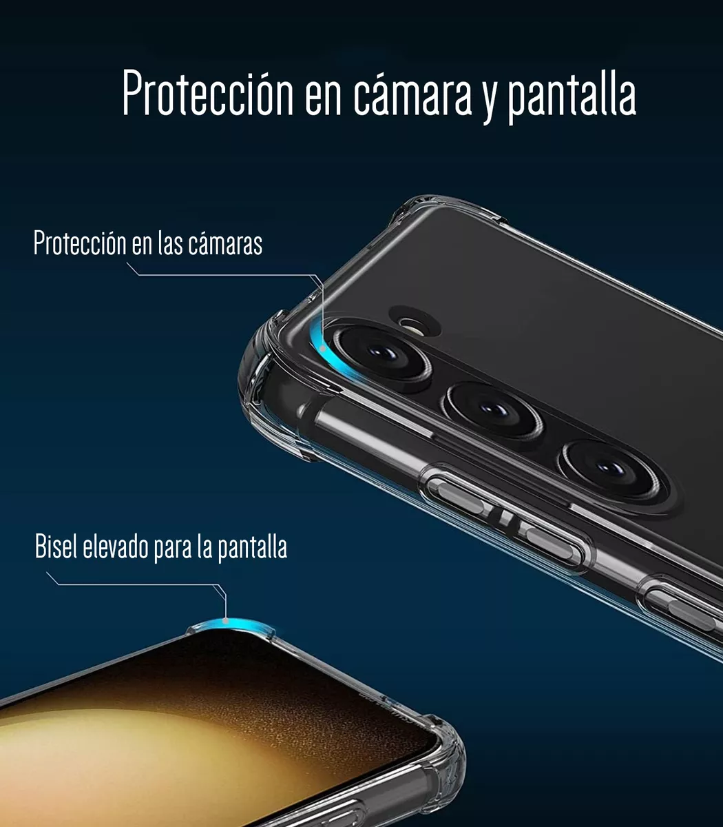Foto 4 pulgar | Funda Para Galaxy S23 Acrigel Calidad Premium Esquinas Reforzadas Transparente