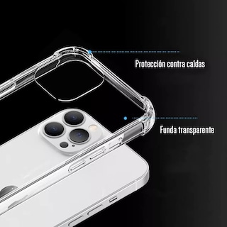 Foto 6 | Funda Para Iphone 14 Pro Protección Contra Golpes Airbag Tpu Color Transparente