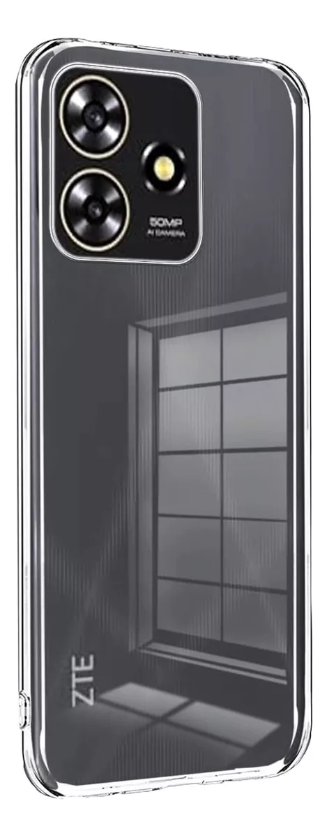 Foto 2 pulgar | Funda Para Zte Axon 60 Lite Hybrid Clear Tpu Premium Reforzado