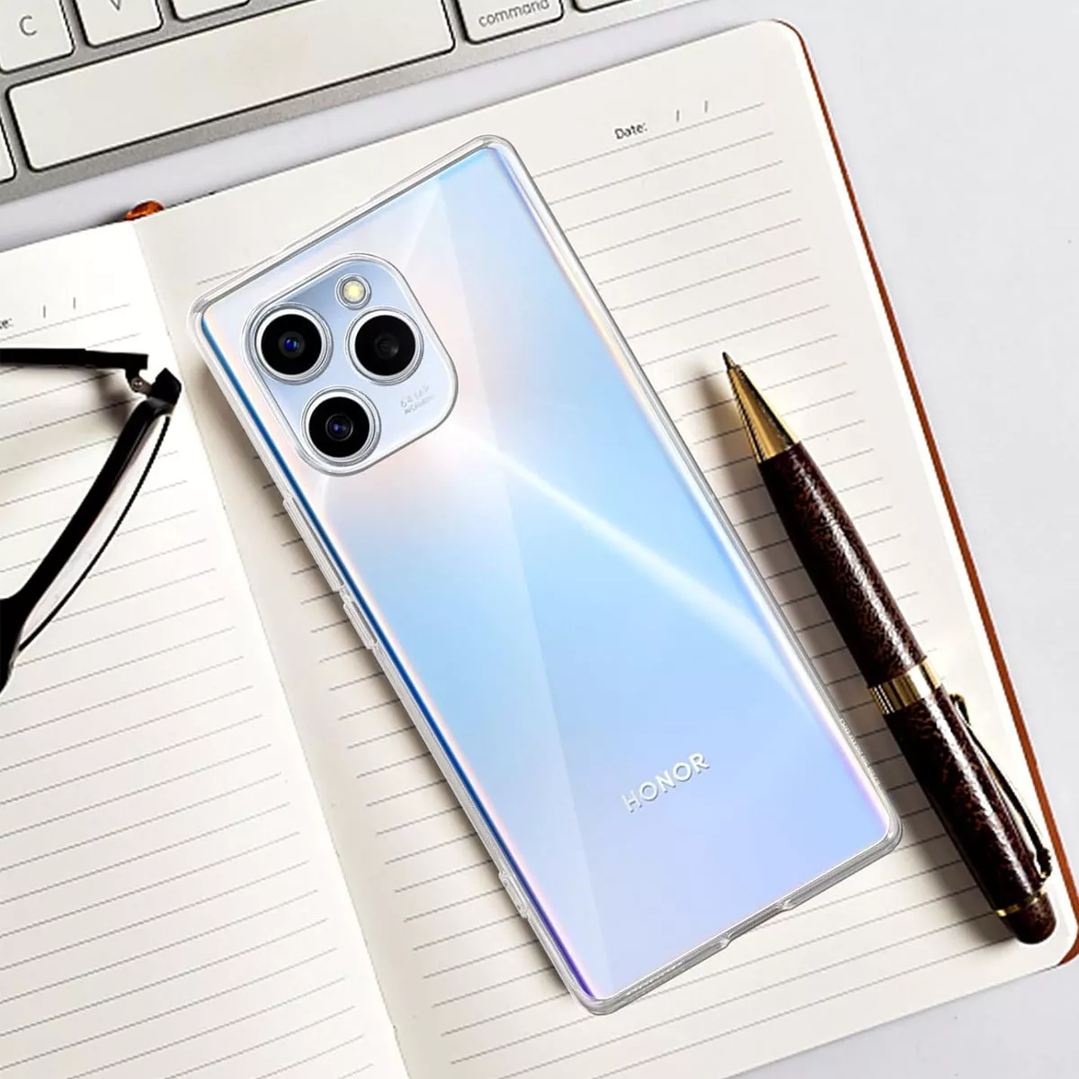Foto 4 pulgar | Funda Para Zte Axon 60 Lite Hybrid Clear Tpu Premium Reforzado