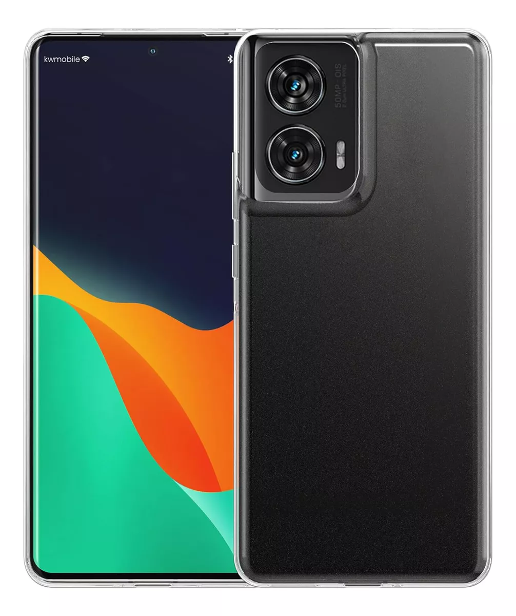 Funda Para Moto Edge 50 Fusion Hybrid Clear Reforzada Tpu Premium