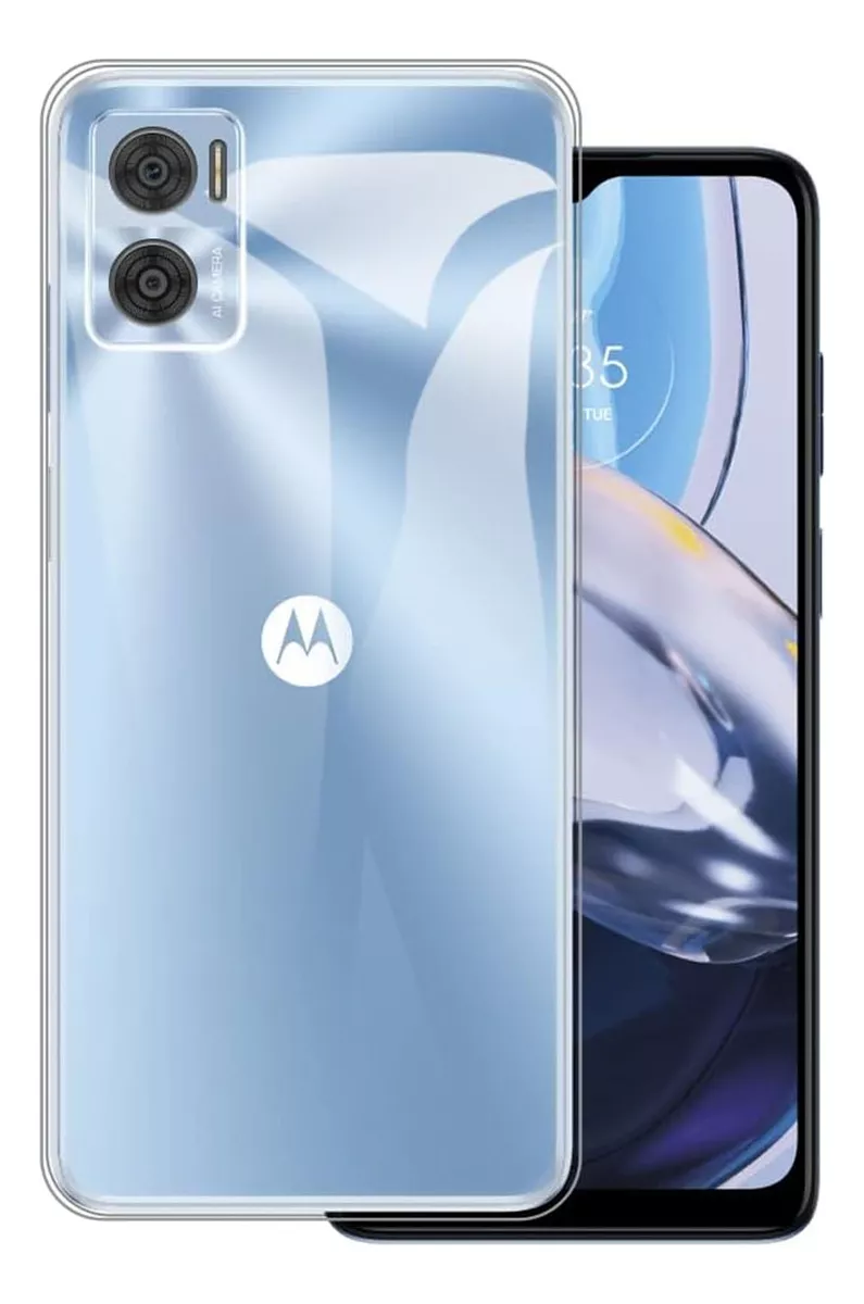 Funda Para Moto E22 Hybrid Clear Case Premium Reforzada