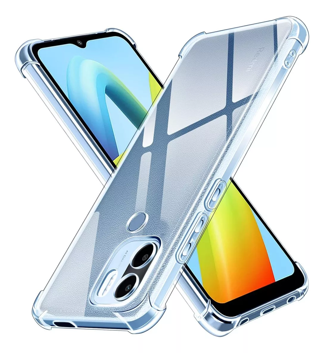 Foto 3 pulgar | Funda Para Xiaomi Redmi A1 Plus Acrigel Esquinas Reforzadas Transparente