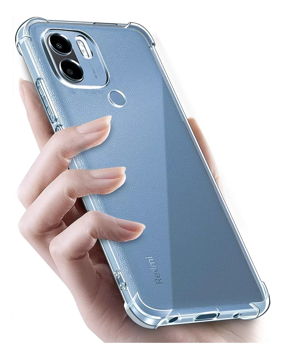 Foto 4 pulgar | Funda Para Xiaomi Redmi A1 Plus Acrigel Esquinas Reforzadas Transparente