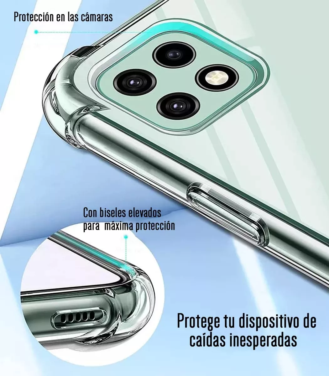Foto 3 pulgar | Funda Para Samsung A22 5g Acrigel Premium Esquinas Reforzada Color Transparente
