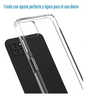 Foto 3 | Funda Para Samsung A22 5g Acrigel Premium Esquinas Reforzada Color Transparente