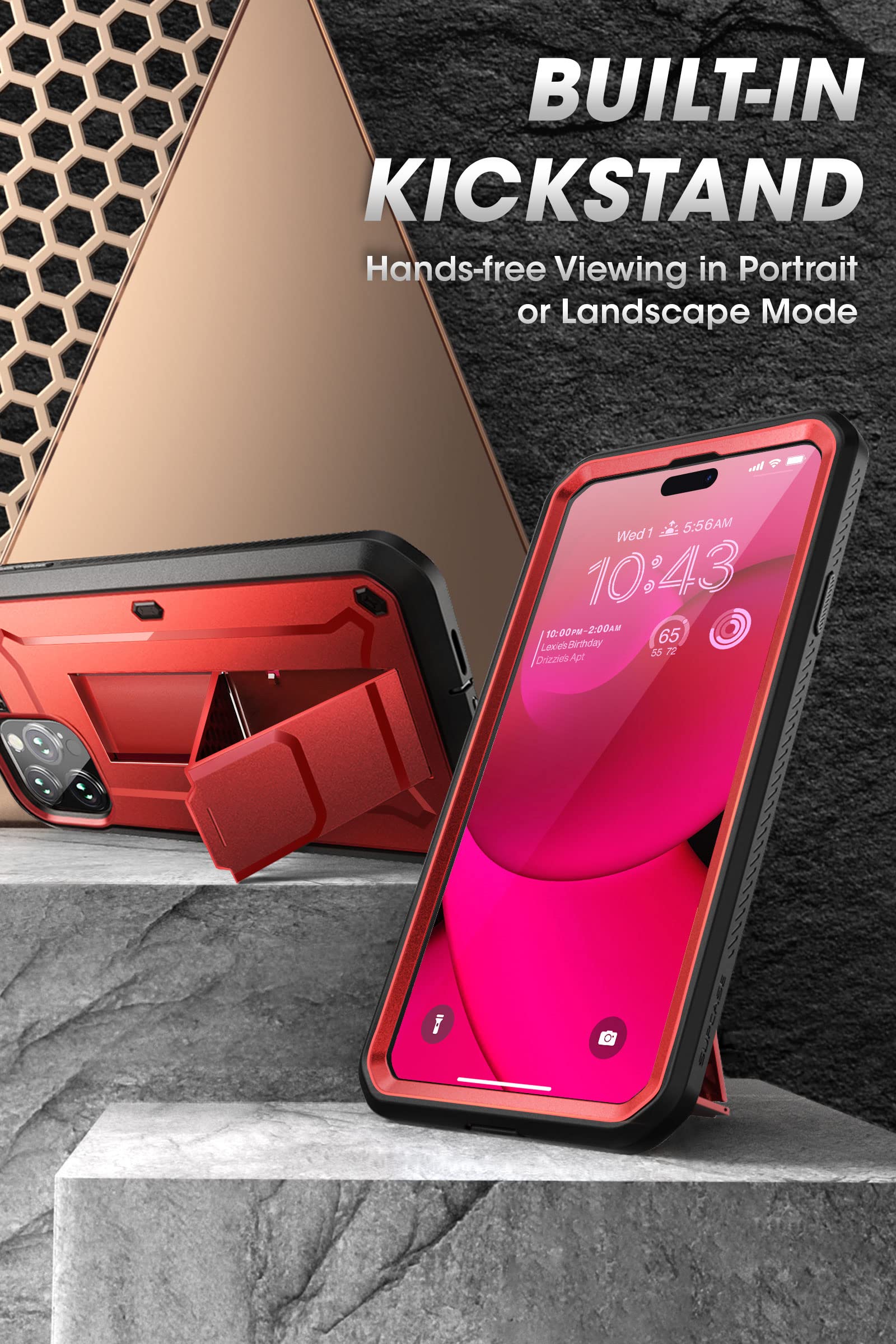 Foto 5 pulgar | Funda Para Teléfono Supcase Unicorn Beetle Pro Iphone 14 Pro Max - Venta Internacional.