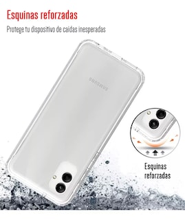 Foto 2 | Funda Para Galaxy A04 4g Acrigel Premium Esquina Reforzada Antigolpes Transparente