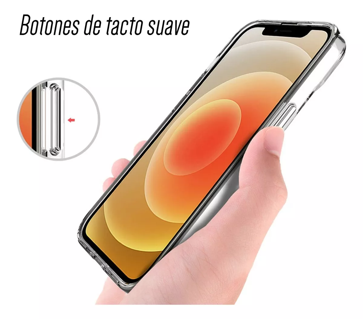 Foto 3 pulgar | Funda Para Iphone 16 Hybrid Clear Case Premium Reforzado