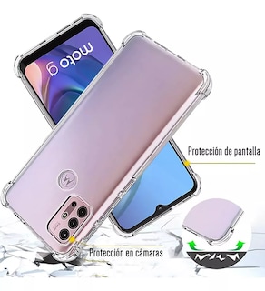 Foto 3 | Funda Para Moto G10/ G20/ G30 Acrigel Esquinas Reforzadas Transparente