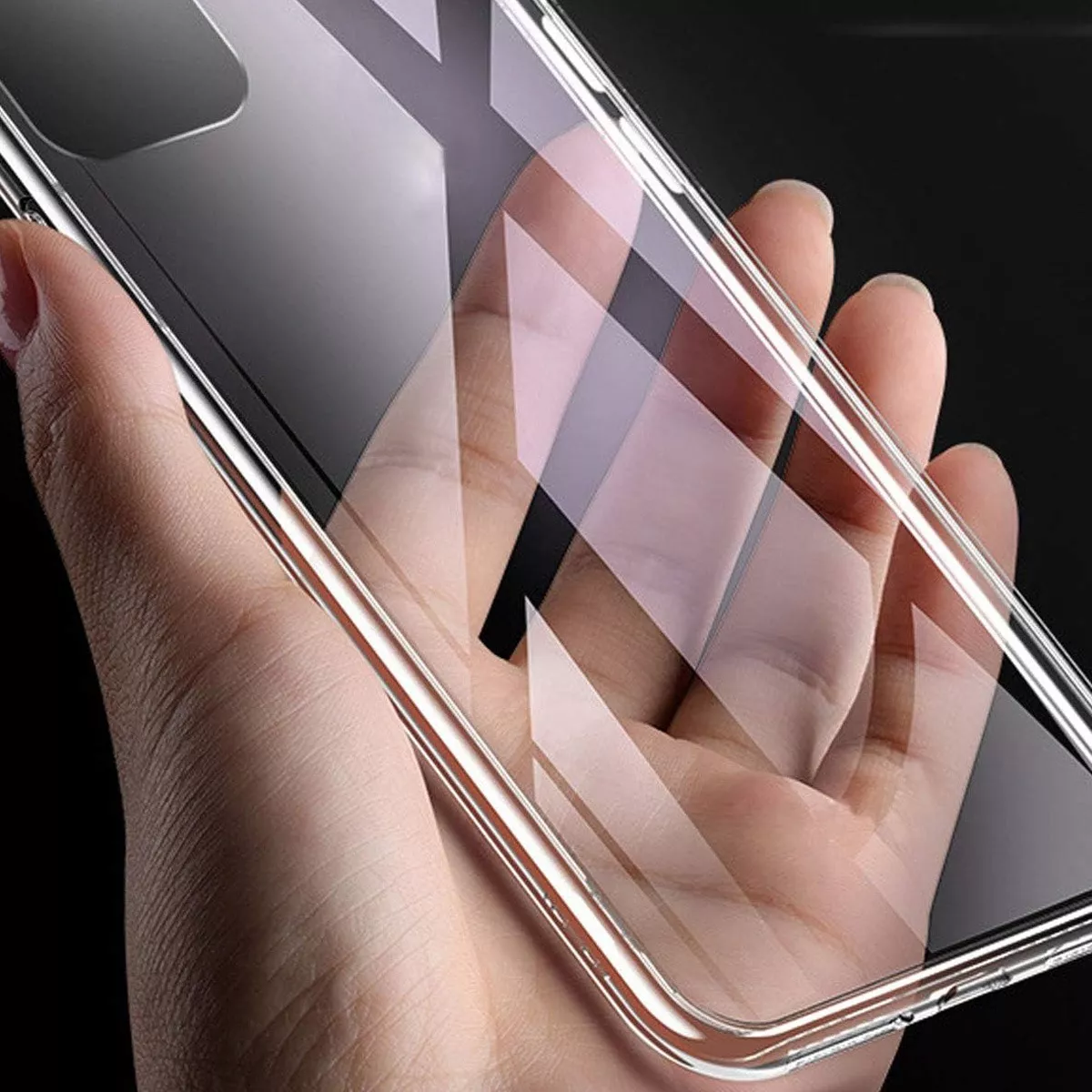 Foto 3 pulgar | Funda Para Moto E30 Hybrid Clear Case Tpu Premium