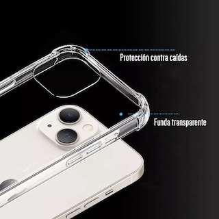 Foto 2 | Funda Para Iphone Acrigel Calidad Premium Esquinas Reforzada Color Transparente Iphone 13