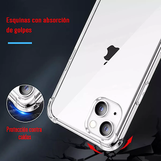 Foto 3 | Funda Para Iphone Acrigel Calidad Premium Esquinas Reforzada Color Transparente Iphone 13