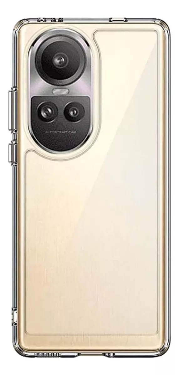 Foto 2 pulgar | Funda Para Oppo Reno 10/ 10 Pro Hybrid Clear Case Reforzado