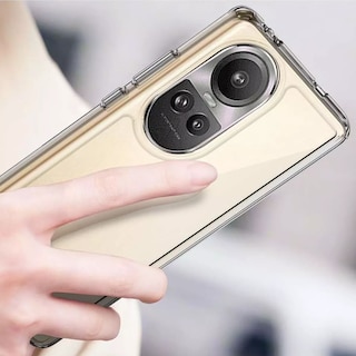 Foto 3 | Funda Para Oppo Reno 10/ 10 Pro Hybrid Clear Case Reforzado