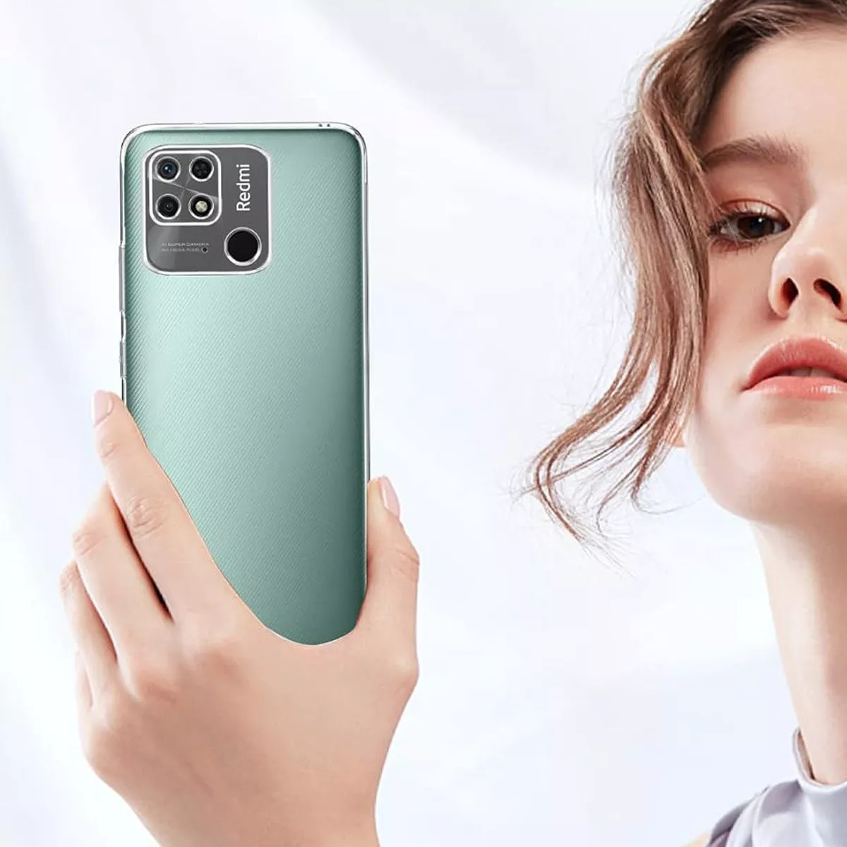 Foto 3 pulgar | Funda Para Xiaomi Redmi 10c Hybrid Clear Kiosla Protector Premium