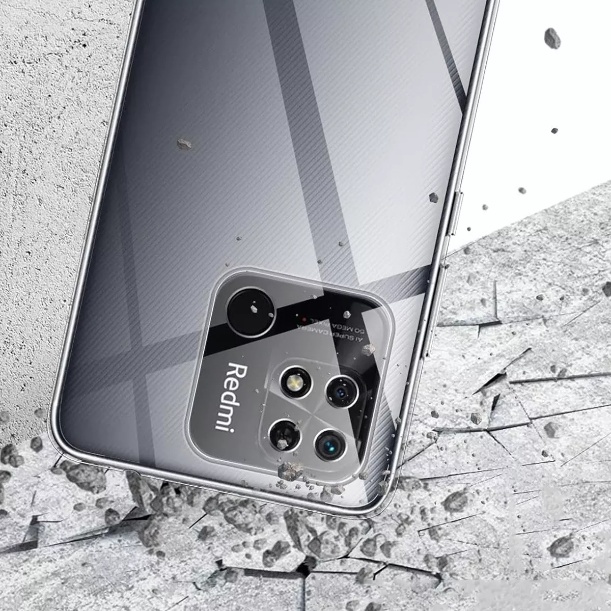 Foto 4 pulgar | Funda Para Xiaomi Redmi 10c Hybrid Clear Kiosla Protector Premium