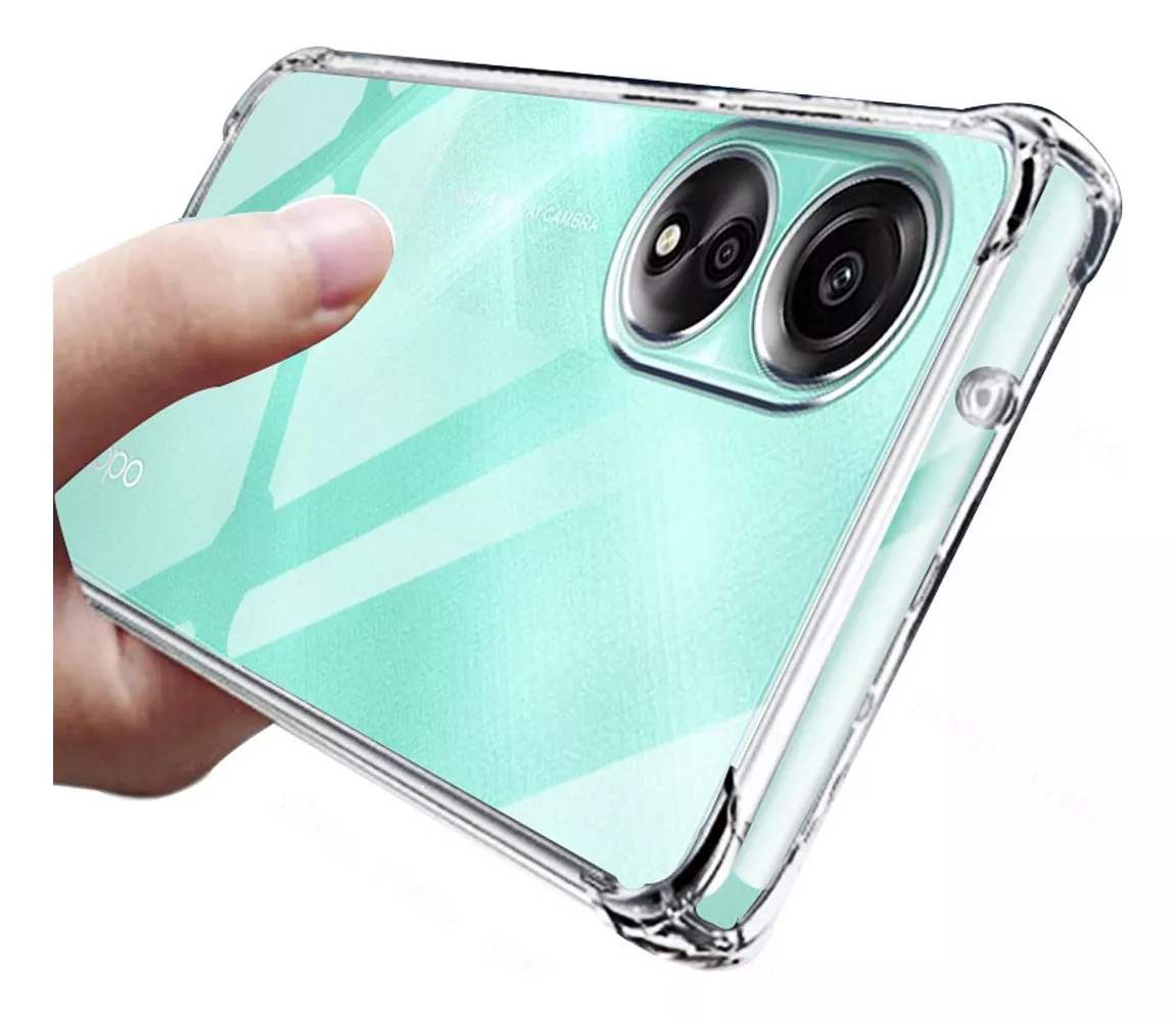 Foto 4 pulgar | Funda Para Oppo A78 5g Acrigel Premium Esquinas Reforzadas Transparente
