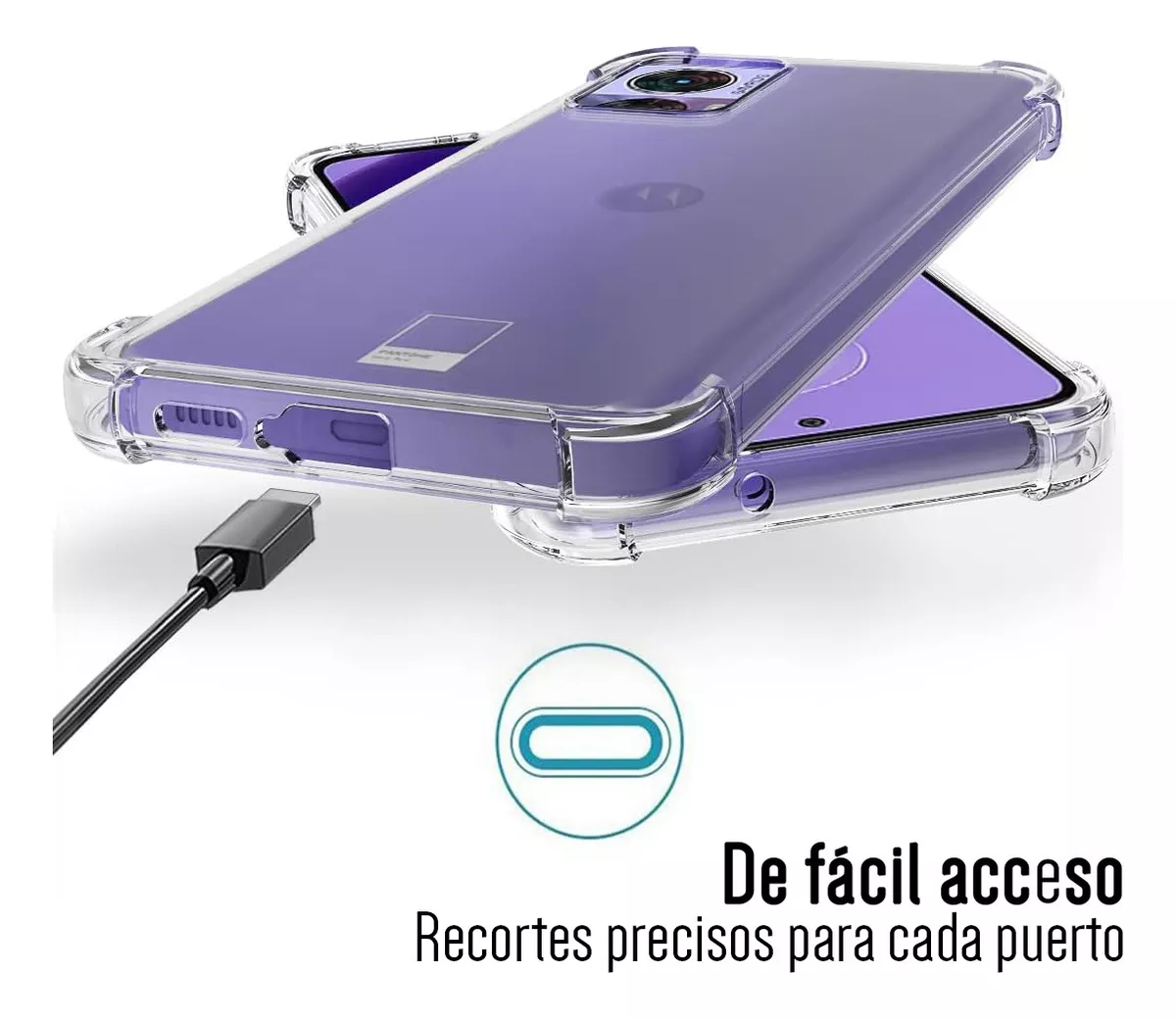 Foto 3 pulgar | Funda Para Moto Edge 30 Lite Kiosla Hard Shell Con Aribag