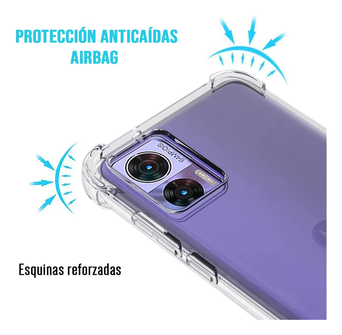 Foto 4 pulgar | Funda Para Moto Edge 30 Lite Kiosla Hard Shell Con Aribag