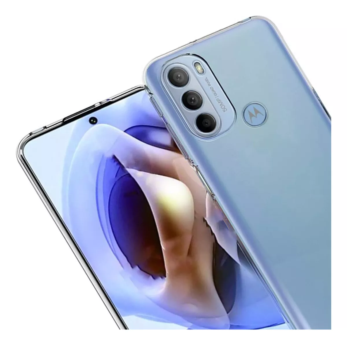 Foto 2 | Funda Para Moto G52 Hybrid Clear Tpu Premium Reforzada