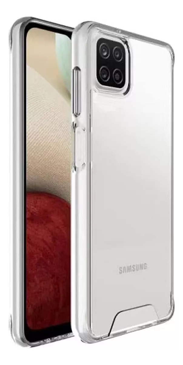Foto 2 pulgar | Funda Para Galaxy A22 5g Hybrid Clear Protector Premium Tpu Reforzado