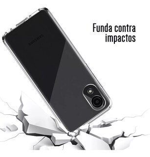 Foto 2 | Funda Para Galaxy A04 Core Hybrid Clear Case Premium Reforzada