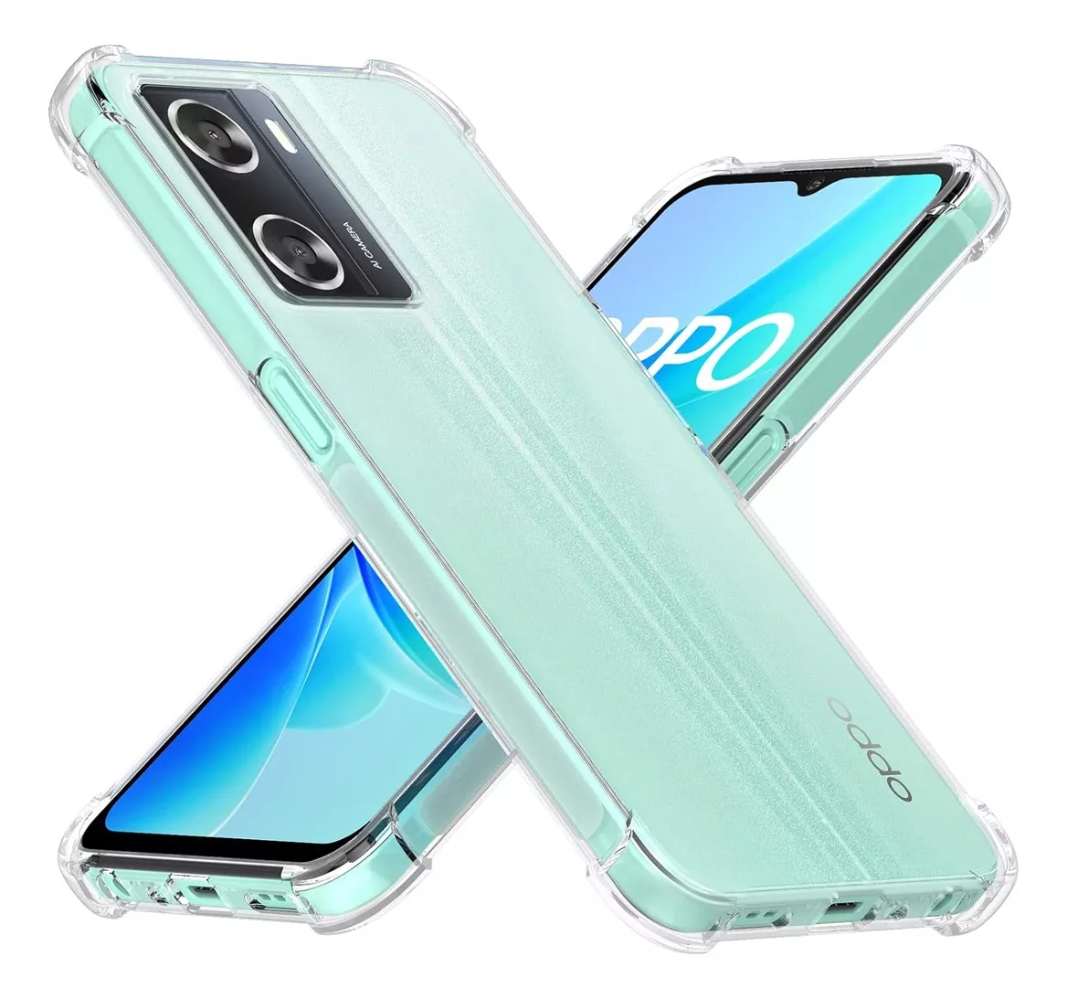 Foto 1 | Funda Para Oppo A57/ A77 Acrigel Calidad Premium Reforzada Transparente