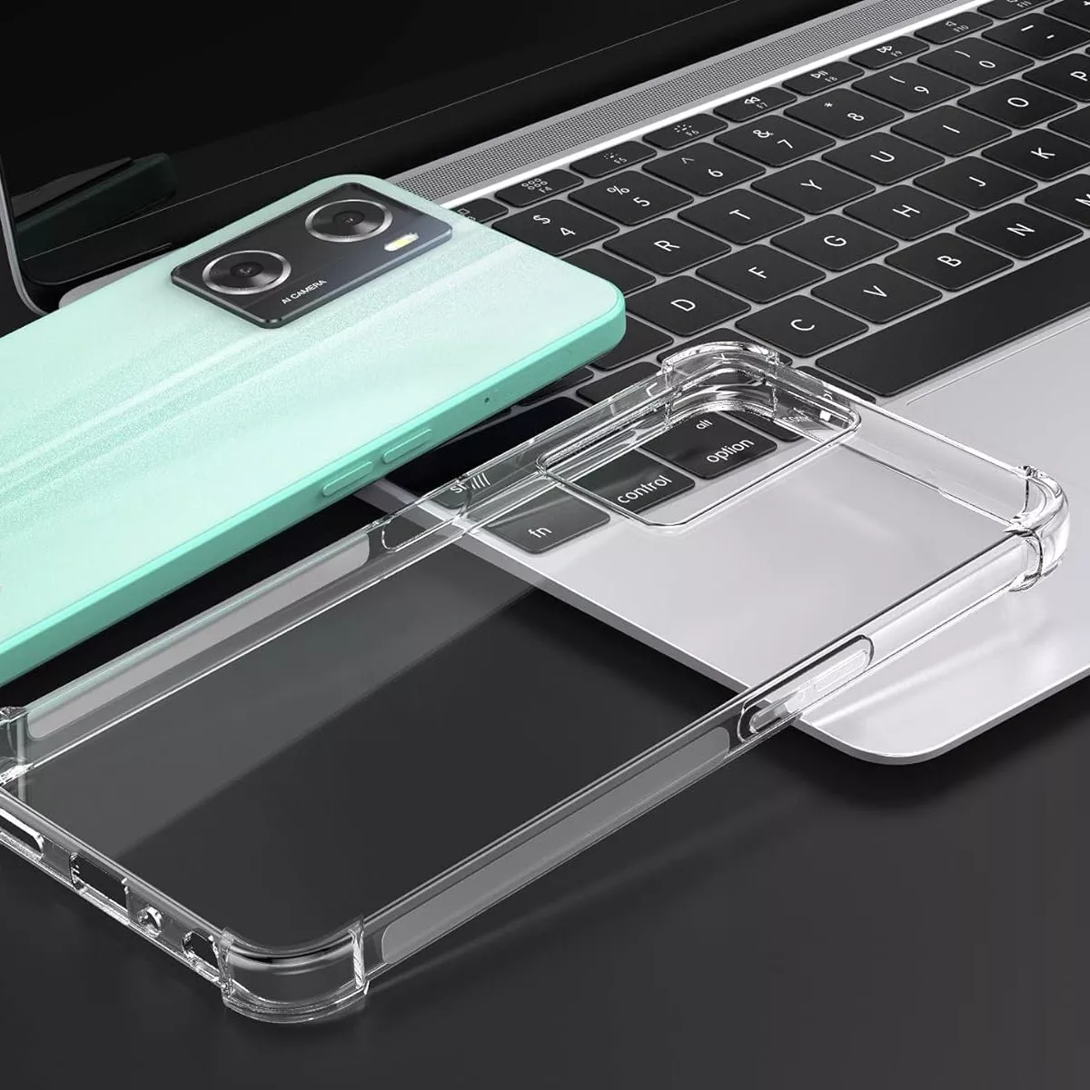 Foto 2 | Funda Para Oppo A57/ A77 Acrigel Calidad Premium Reforzada Transparente