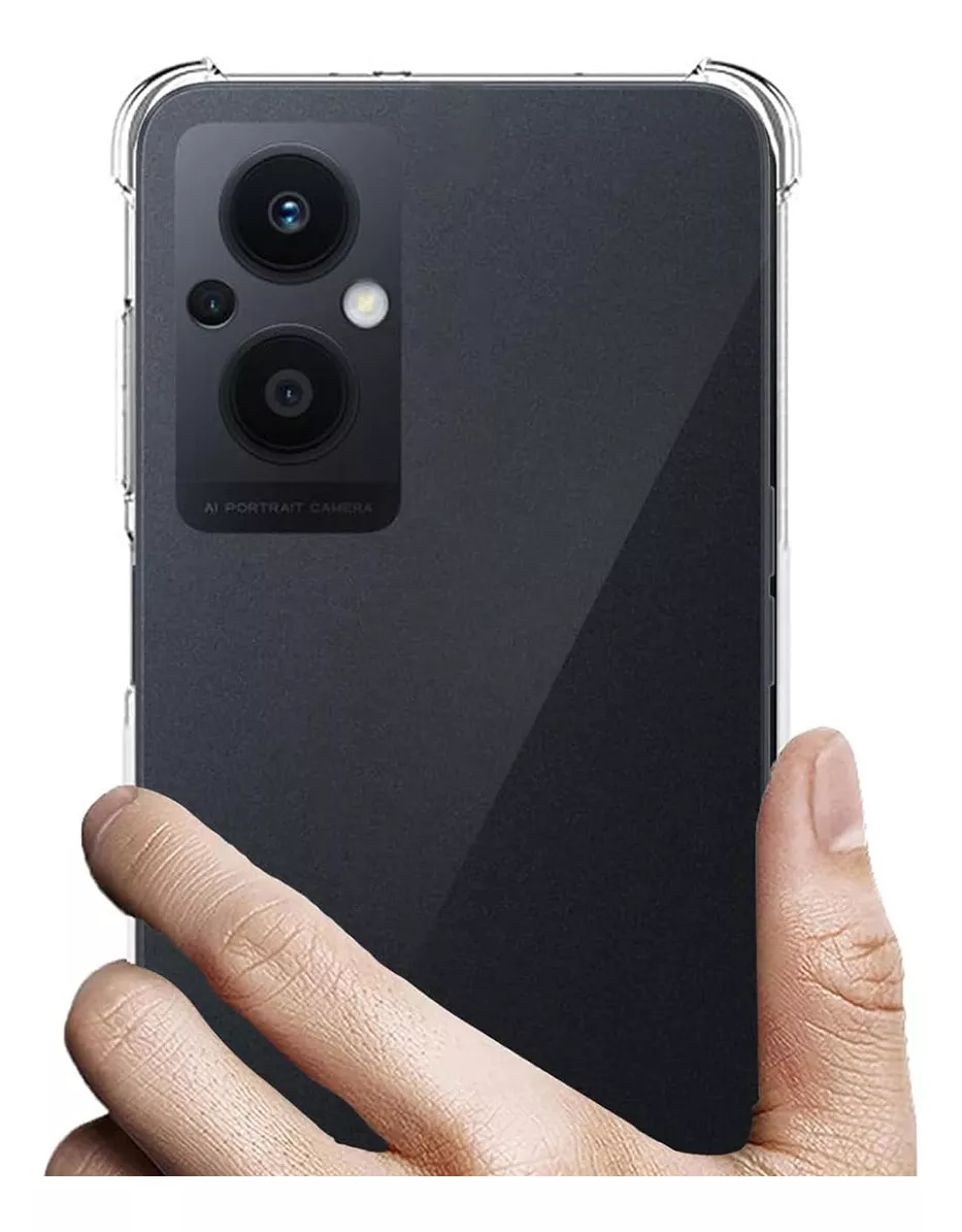 Foto 4 pulgar | Funda Para Oppo Reno 8 Lite Acrigel Esquinas Reforzadas Transparente