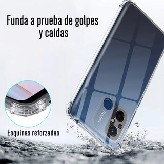 Foto 3 | Funda Para Xiaomi Redmi 12 C/11a 4g/ Poco C55 Acrigel Premium Transparente