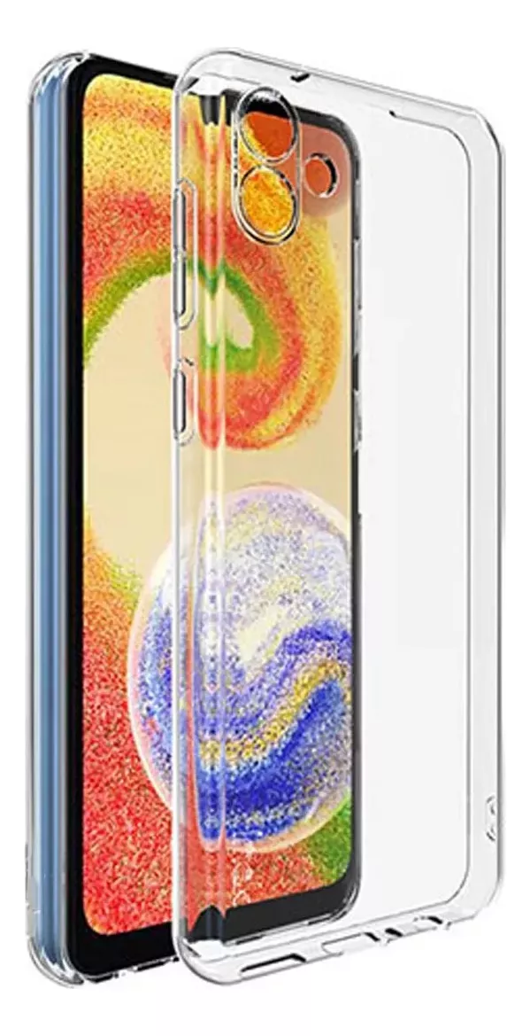 Foto 2 pulgar | Funda Para Galaxy A04e Hybrid Clear Case Rigida Tpu Premium Reforzada