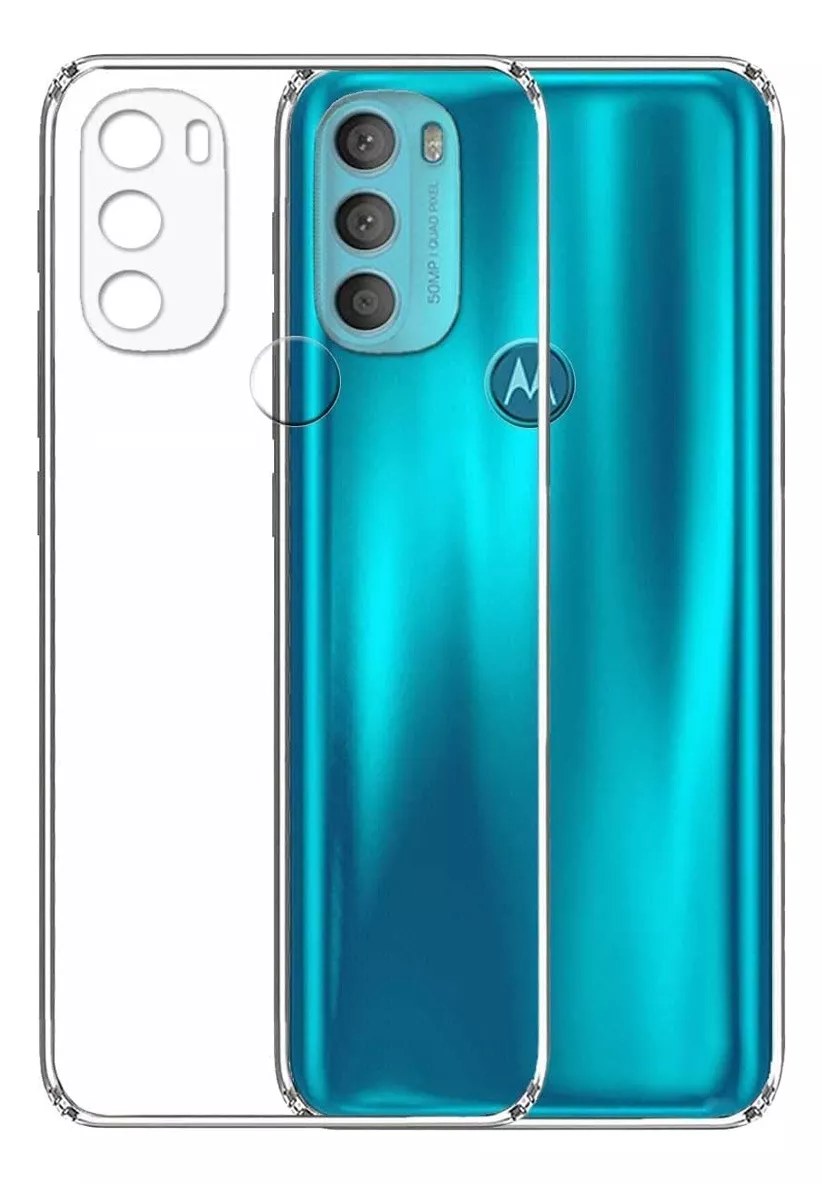 Foto 2 pulgar | Funda Para Moto G60 Hybrid Clear Case Premium De Tpu Reforzada