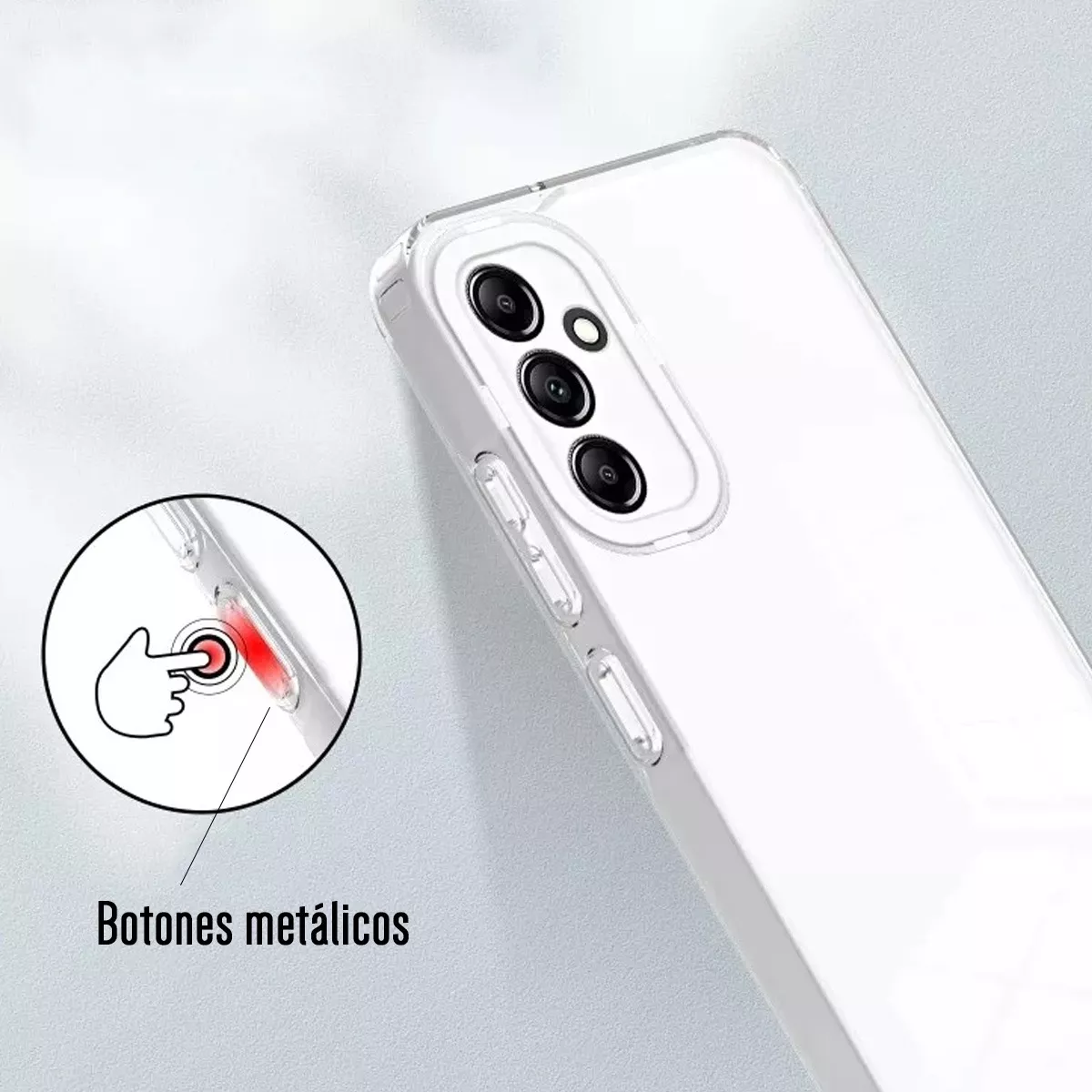 Foto 3 pulgar | Funda Para Galaxy S21 Fe Hybrid Clear Calidad Premium Anticaídas